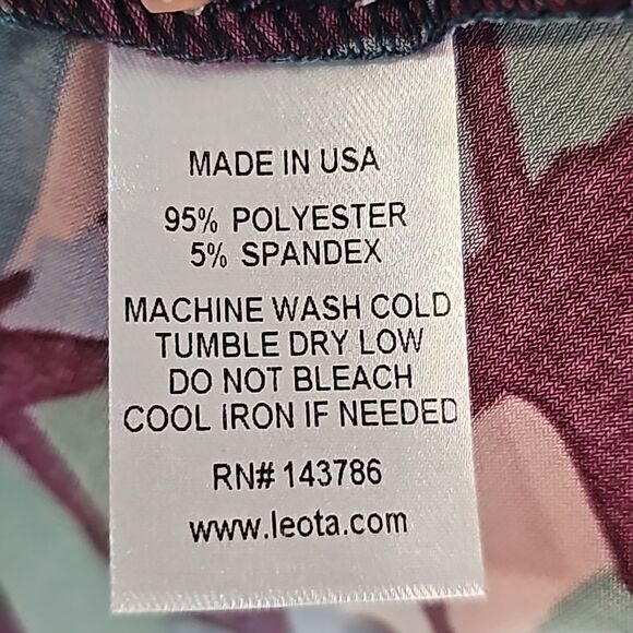 Leota Dress Abstract Floral Print‎ 3/4 Sleeve Dress XS, NWT - Picture 6 of 6